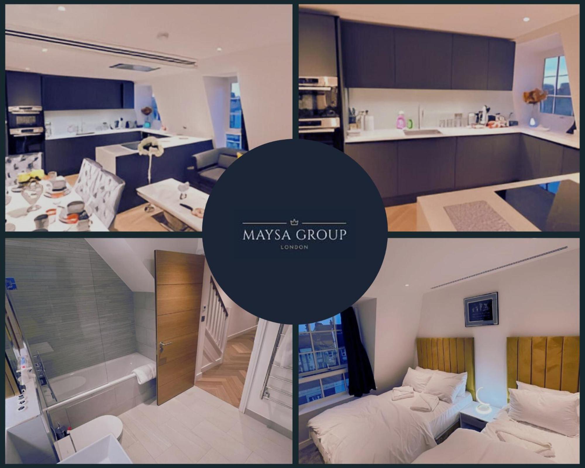 Reserve Amazing 2-Bedroom Penthouse In Marble Arch 74 London Ngoại thất bức ảnh